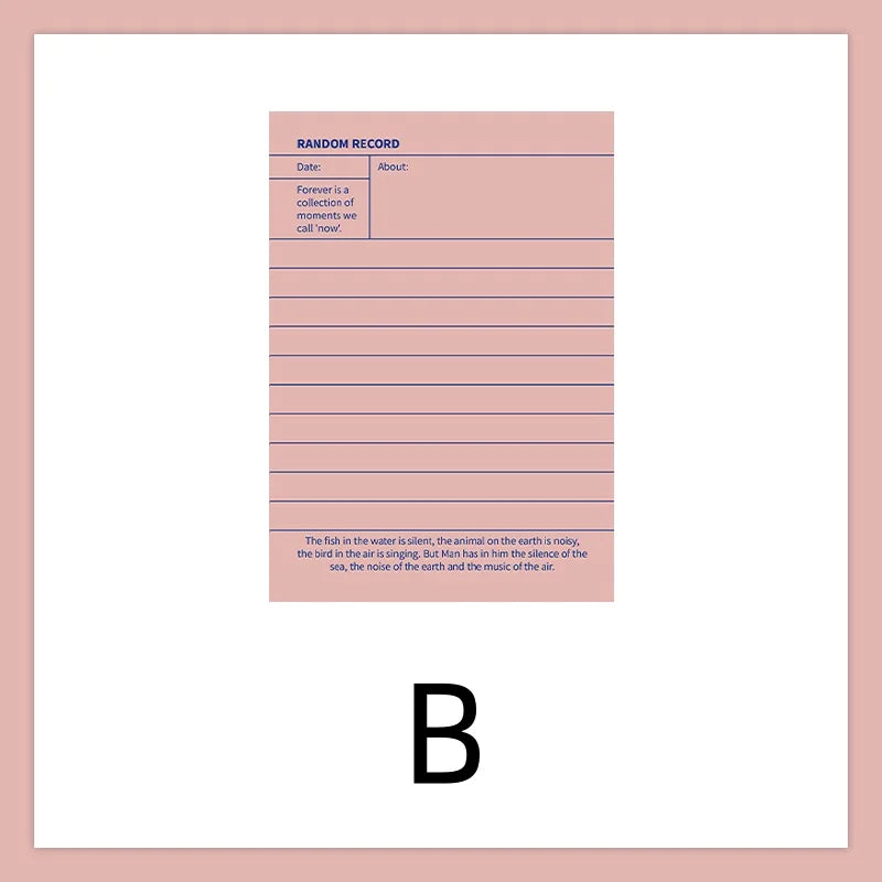 80 Sheets Stationery Sticky Notes Memo Pad with Daily To-Do Checklist Message Paper for Journaling Scrapbooking Planner