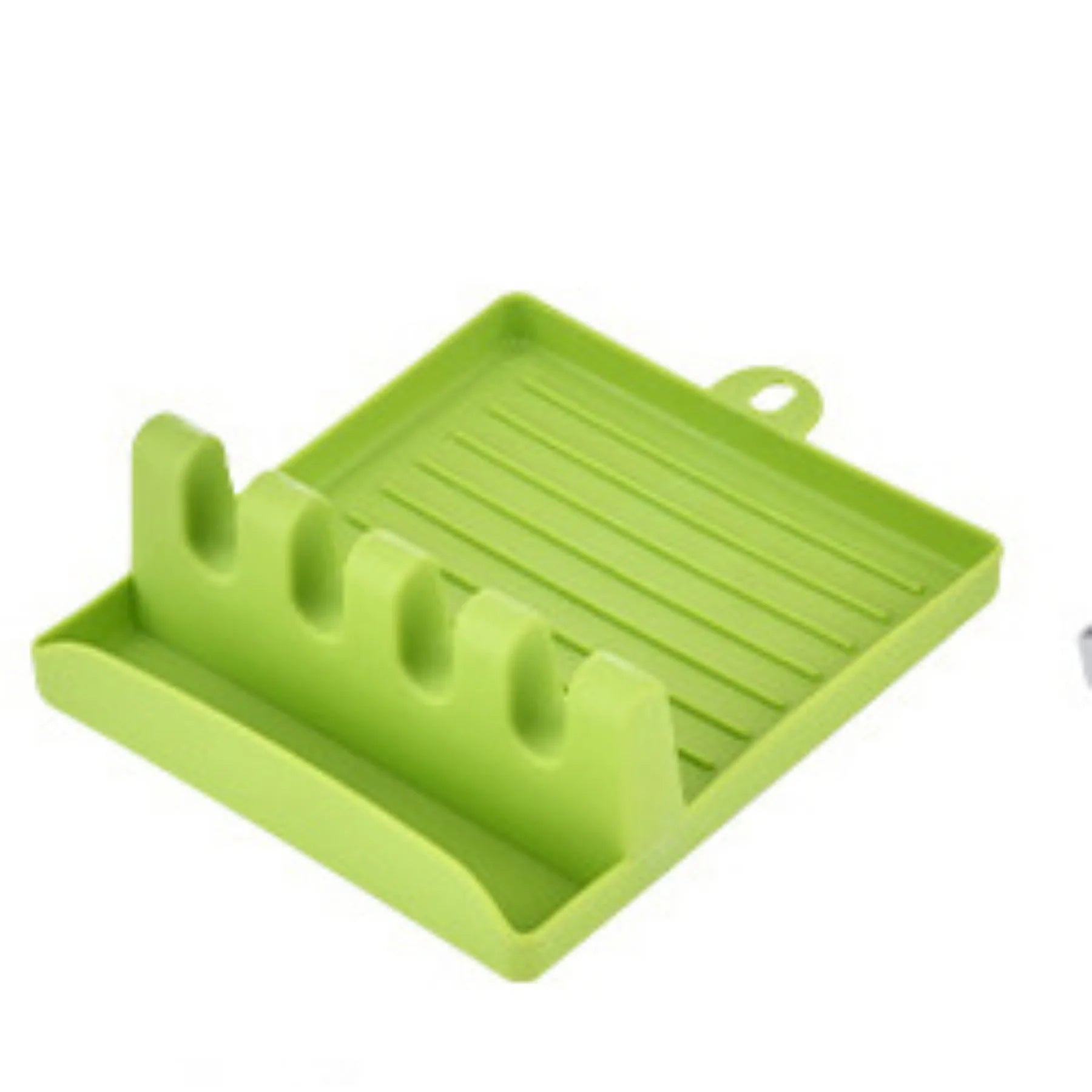 1Pc Paint Brush Rest Holder White Plastic 4 Slots Paintings Brushes Rests Drip Tray Pad for Watercolor Oil Acrylic Painting